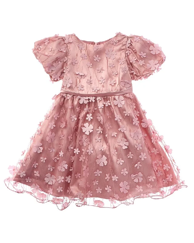 Price Blitz Badgley Mischka 3D Flower Embroidery Dress