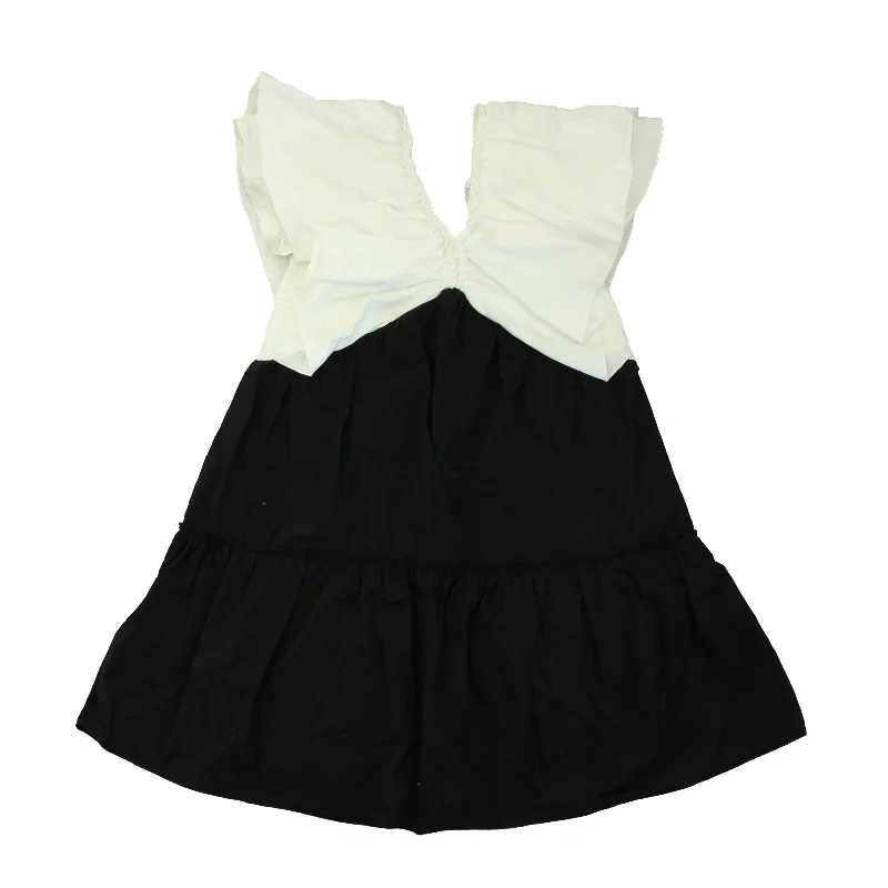 Last Chance Zara Girls White | Black Dress