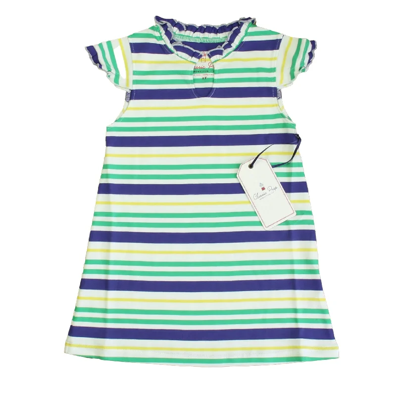 Discount Extravaganza Classic Prep Girls Blarney Multistripe Dress