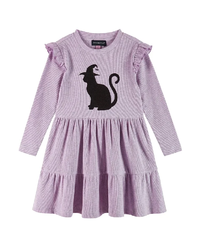 Bonus Savings Andy & Evan Cat Applique Jersey Dress