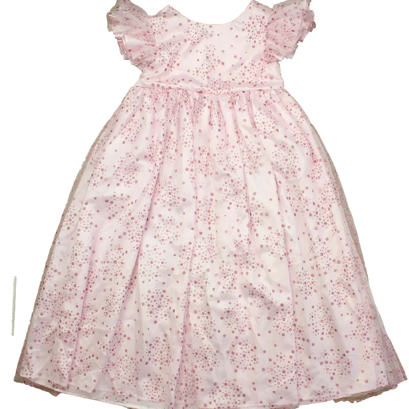 Exclusive Savings Jacadi Girls Pink | Dots Special Occasion Dress