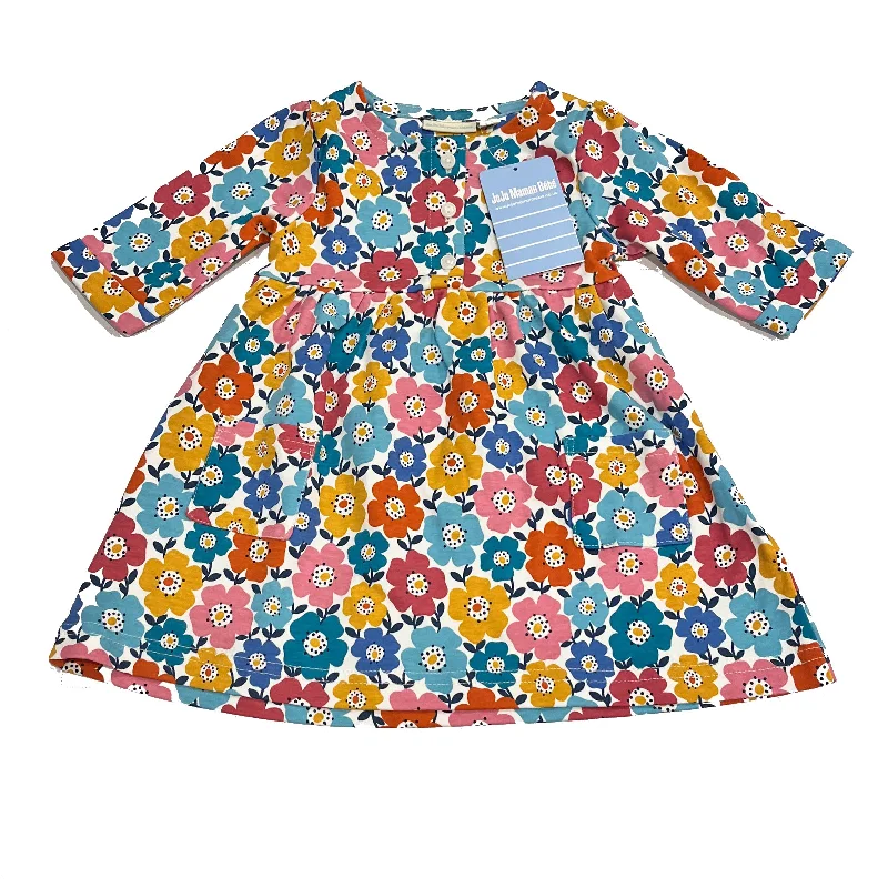 Big Savings JoJo Maman Bebe Girls Blue | Yellow | Pink Floral Dress