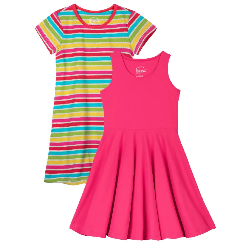 Bargain Prices Mightly Girls Rainbow Stripe Dress