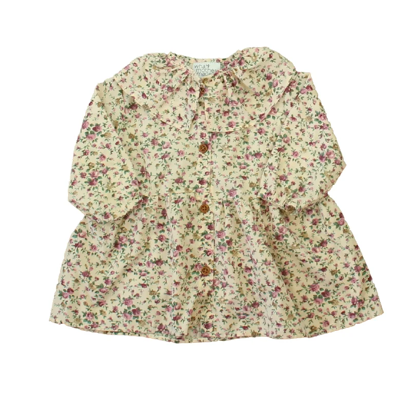Act Fast What Mother Made Girls Pink Floral Dress