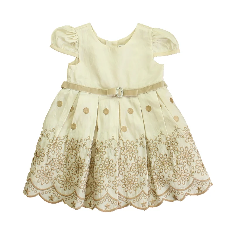 Must-Have Deals Sweet Heart Rose Girls Beige | Brown Special Occasion Dress