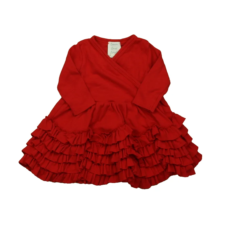 Exclusive Deal Lemon Loves Layette Girls Red Dress