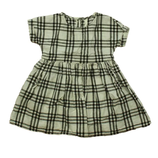 Best Bargains Rylee + Cru Girls Beige | Black Plaid Dress