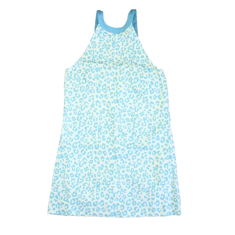 Great Bargains Classic Prep Girls Robbins Egg Leopard Dot Dress