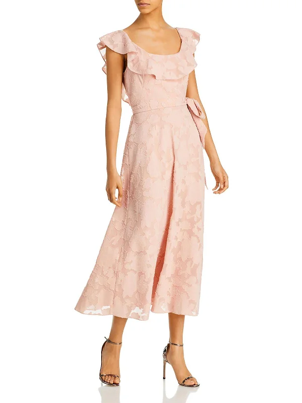 Hurry In Womens Cold Shoulder Maxi Cocktail and Party Dress