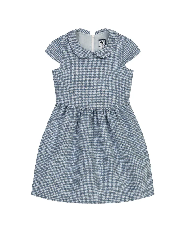 Super Deal Busy Bees Anna Cap Sleeve Wool-Blend Dress