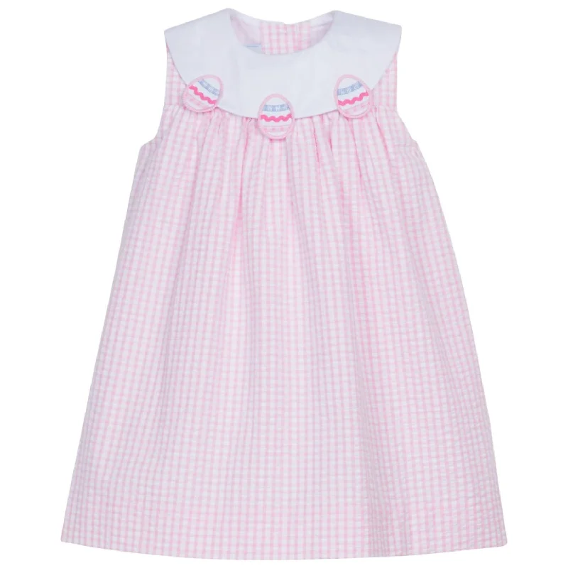 Today’s Deal Girls' Bib Dress In Easter Eggs
