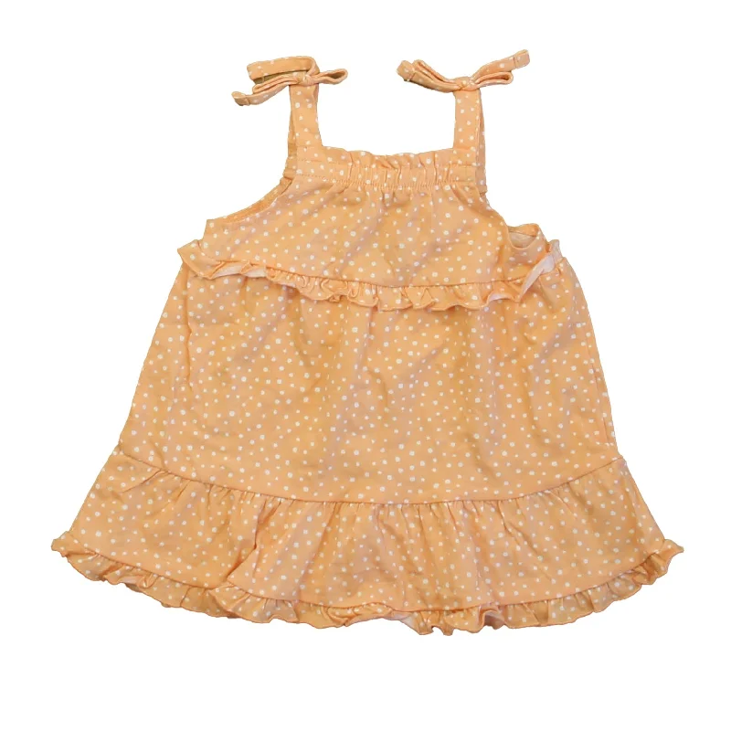 Seasonal Sale Grayson Mini Girls Orang Polka Dots Dress