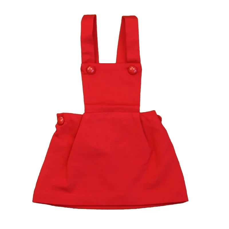 Factory Direct Sale Classic Prep Girls Lipstick Red Dress