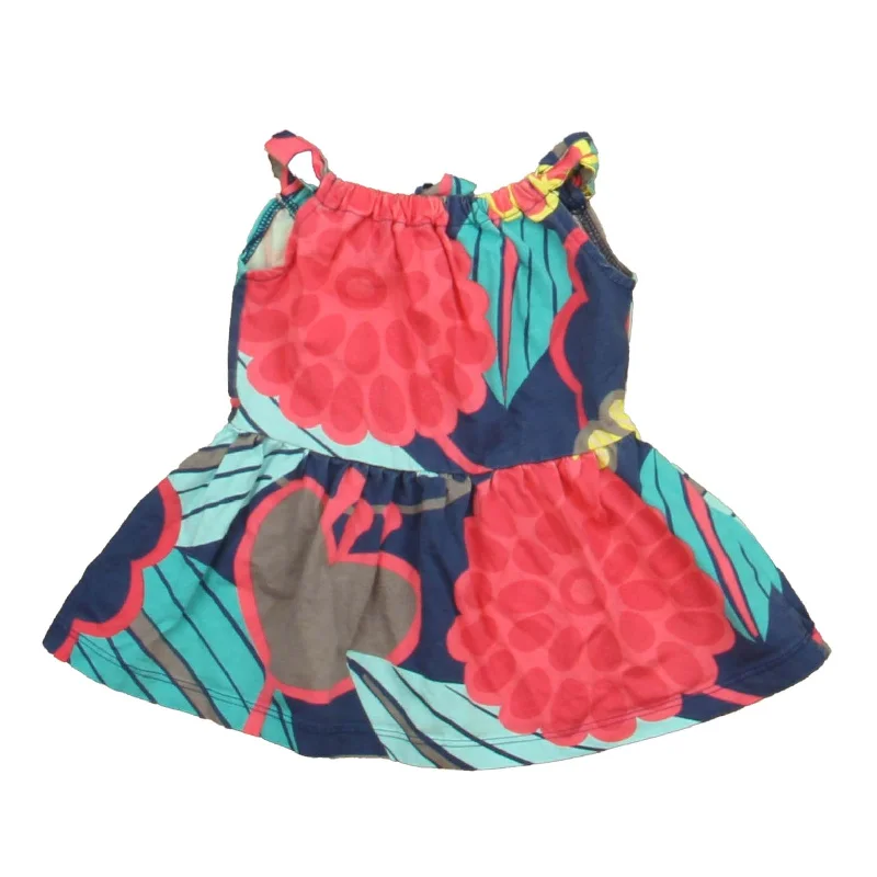 Discount Deals Tea Girls Pink | Blue Floral Dress