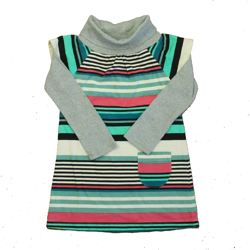 Crazy Deals Tea Girls Gray | Aqua | Pink Dress