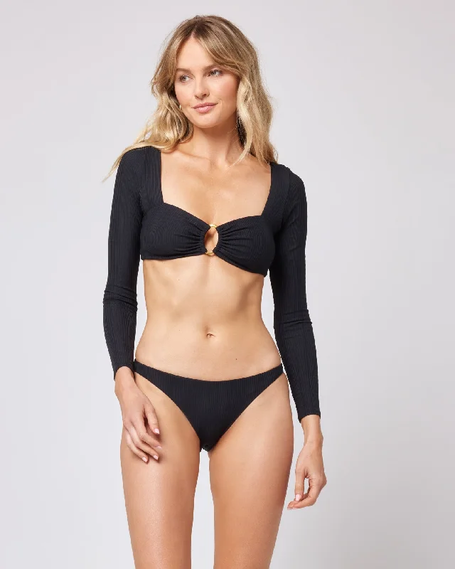 Great Deals Pointelle Rib Beatrix Bikini Top