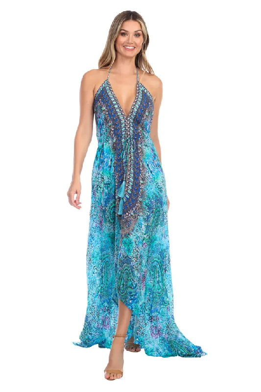 Price Drop Alert LA MODA CLEOPATRA PRINTED CONVERTIBLE 3 WAY MAXI DRESS WHOLESALE