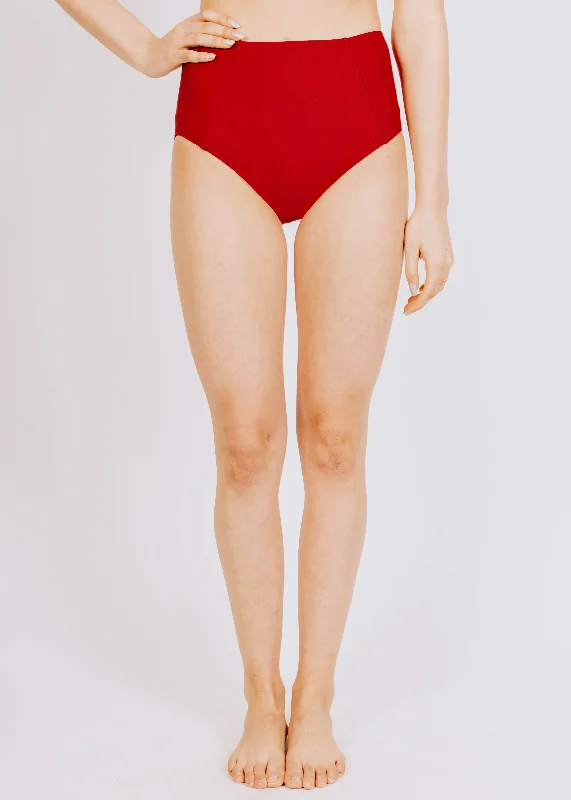 While Supplies Last high waist in bordeaux